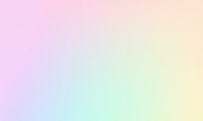 Pastel gradient background with soft pink, blue, and green hues
