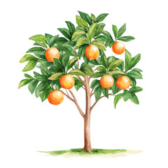 Tropical Langsat Tree with Fruits – Stunning Watercolor Vector Artwork, Detailed Botanical Painting, Nature’s Bounty in Hand-painted Watercolor Vector Style  






