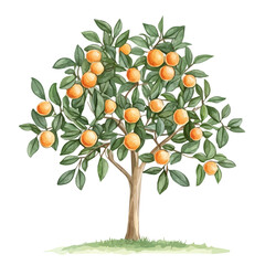 Tropical Langsat Tree with Fruits – Stunning Watercolor Vector Artwork, Detailed Botanical Painting, Nature’s Bounty in Hand-painted Watercolor Vector Style  






