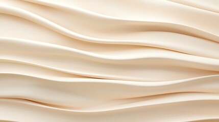 Obraz premium Creamy, flowing waves of texture. Elegant, smooth, and abstract background.