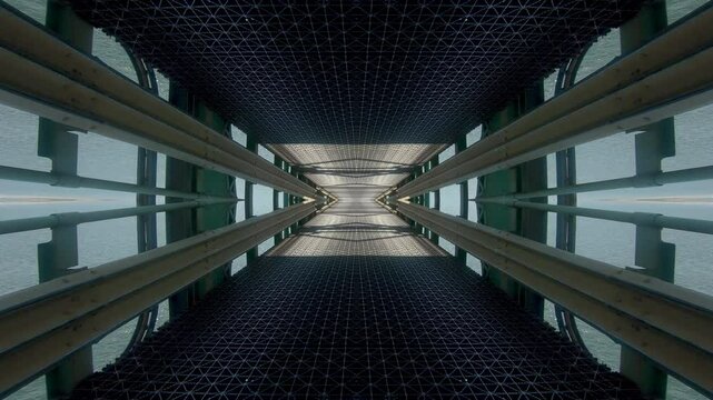 Metallic tunnel