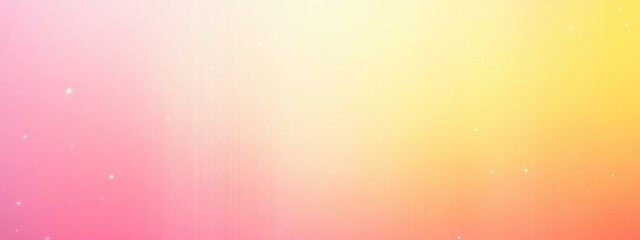 Soft pastel gradient with subtle white particles in pink and yellow