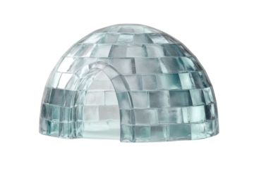 Igloo icehouse on isolated white background PNG