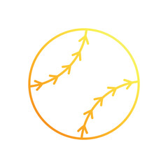 Baseball Ball vector icon