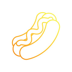 Hot Dog vector icon