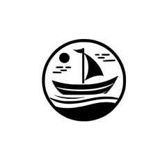 Sailboat on the Ocean: A Summer Vacation Dream.  Escape to the tranquil waters, feel the gentle breeze, and embark on an unforgettable journey. Explore the horizon and discover the beauty of nature.