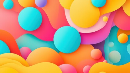 Explore a sleek, minimalist 3D background perfect for cards and posters, featuring modern bubbles and abstract designs.