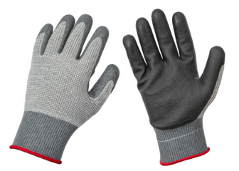 Cut-Resistant Gloves isolated on a transparent background.