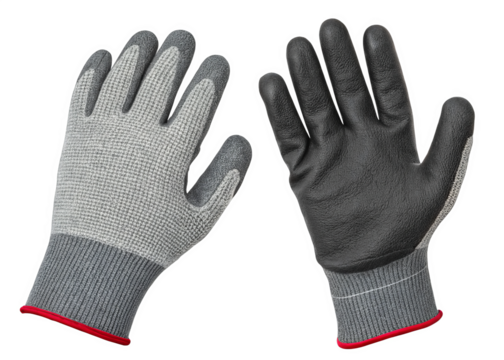 Cut-Resistant Gloves isolated on a transparent background.