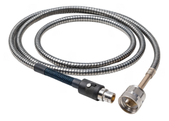 Plumber’s Snake isolated on a transparent background.