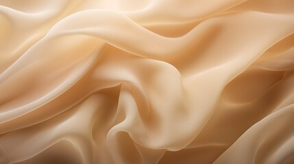 Obraz premium Soft and clean wavy organza fabric background