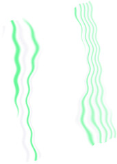 An abstract transparent wavy color blur design element.