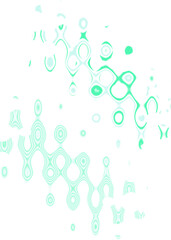 An abstract transparent wavy color blur design element.