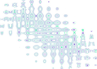 An abstract transparent wavy color blur design element.