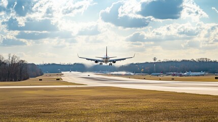 2025 begins plane takeoff travel in the new year vacations