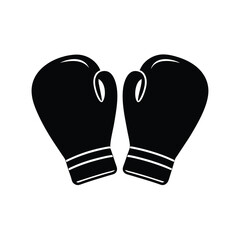 Pair of boxing gloves vector illustration