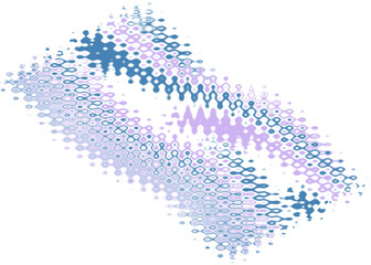 An abstract transparent wavy color blur design element.