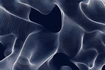 Abstract flowing lines, dark background, digital art, website texture