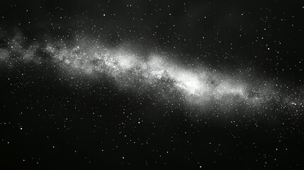 Obraz premium A Swirling Galaxy in the Dark Night Sky