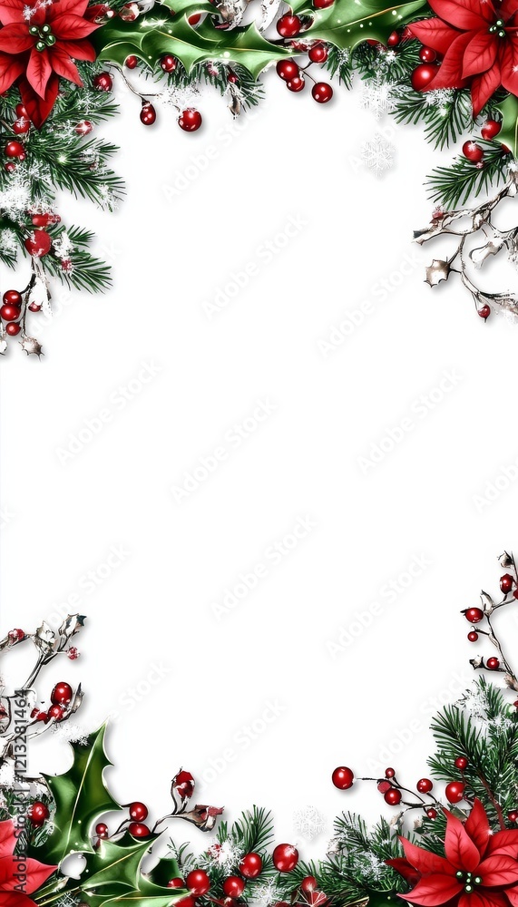Poster add a touch of joy with versatile frames featuring christmas trees and reindeer.