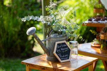 outdoor wedding decor