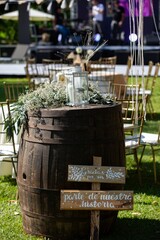 Obraz premium outdoor wedding decor