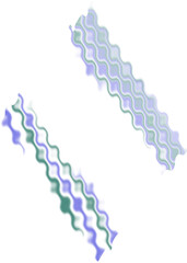 An abstract transparent wavy color blur design element.