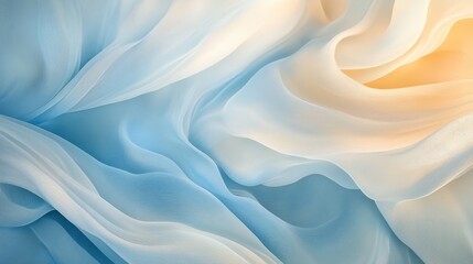 Obraz premium Experience the calming effect of an abstract composition that blends soothing hues.