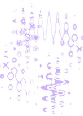 An abstract transparent wavy color blur design element.