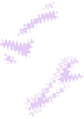 An abstract transparent wavy color blur design element.