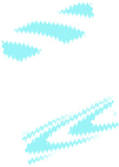 An abstract transparent wavy color blur design element.