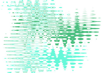 An abstract transparent wavy color blur design element.