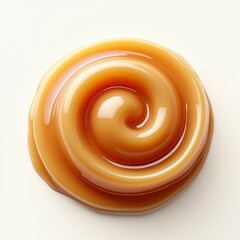 A sweet, golden confection with a smooth, glossy texture