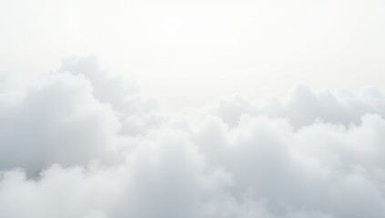 Dramatic Cloudy Sky Against a Dark Background, A dramatic, moody image of billowing clouds against a completely black background.
