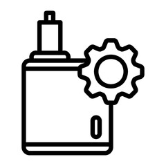 Obraz premium settings Line Icon