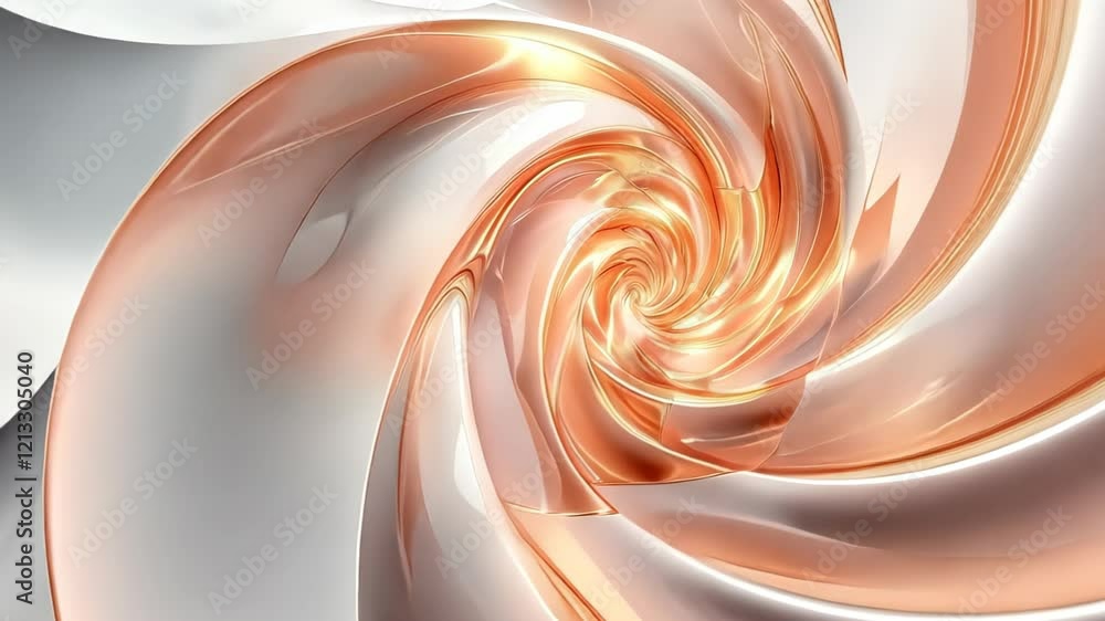 Poster swirling patterns of light and color create a mesmerizing dance in a captivating abstract display of