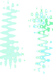 An abstract transparent wavy color blur design element.