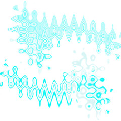 An abstract transparent wavy color blur design element.