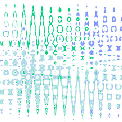 An abstract transparent wavy color blur design element.