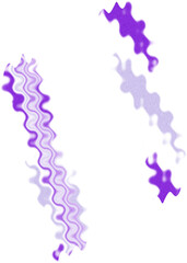An abstract transparent wavy color blur design element.