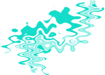 An abstract transparent wavy color blur design element.