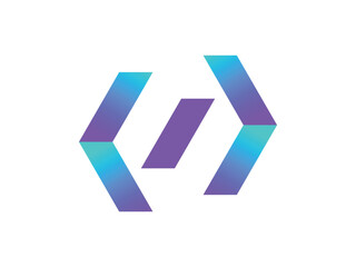 programming code tech symbol vector illustration on transparent background