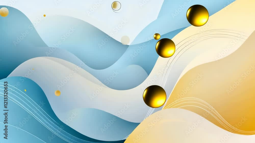 Poster creative waves of color and light dance across a tranquil background in a mesmerizing display of art