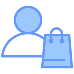 Customer Blue Icon