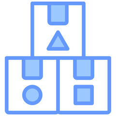 Product Differentiation Blue Icon
