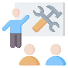 Maintenance Training Flat Icon