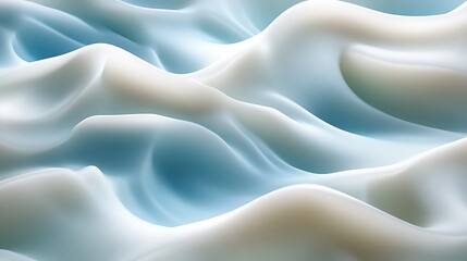 Obraz premium Abstract Blue and White Wavy Texture Image