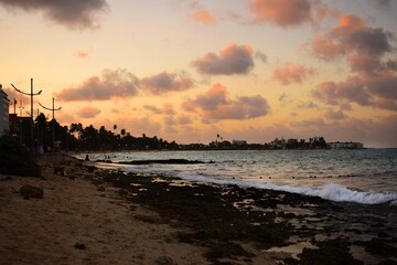 Atardecer en la playa