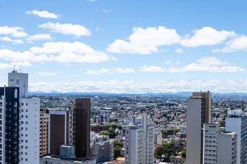 Obraz premium Vista panorâmica da cidade de Curitiba