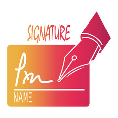 signature Gradient icon